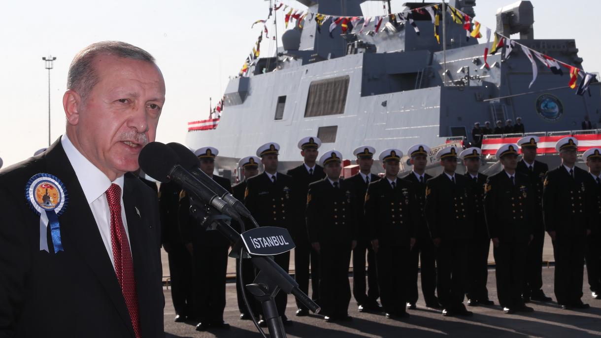 Президент Ердоған 3-ші Милгем жобасын тапсыру рәсіміне қатысты