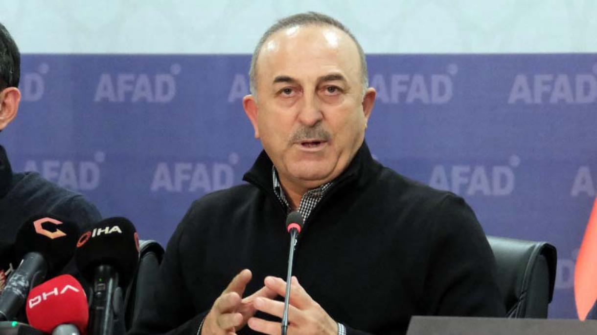 Mövlud Çavuşoğlu: "70 min çadır gəldi, 55 min çadır isə göndərilmək üçün gözlədilir"