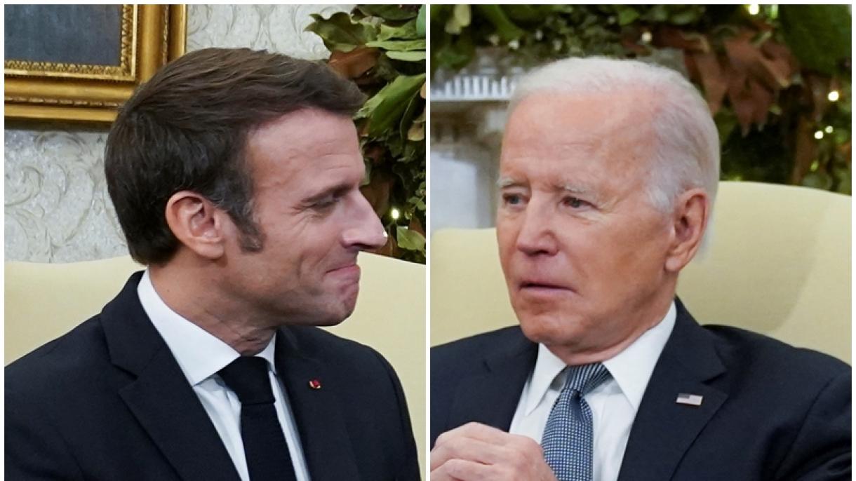 Biden telefonon beszélt Emmanuel Macron francia elnökkel