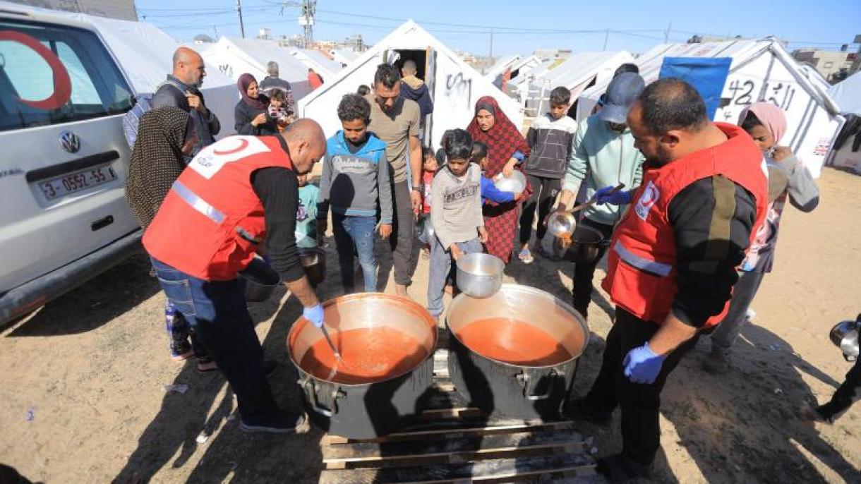 Türkiye Qəzza zolağına daha 7 ton humanitar yardım göndərdi