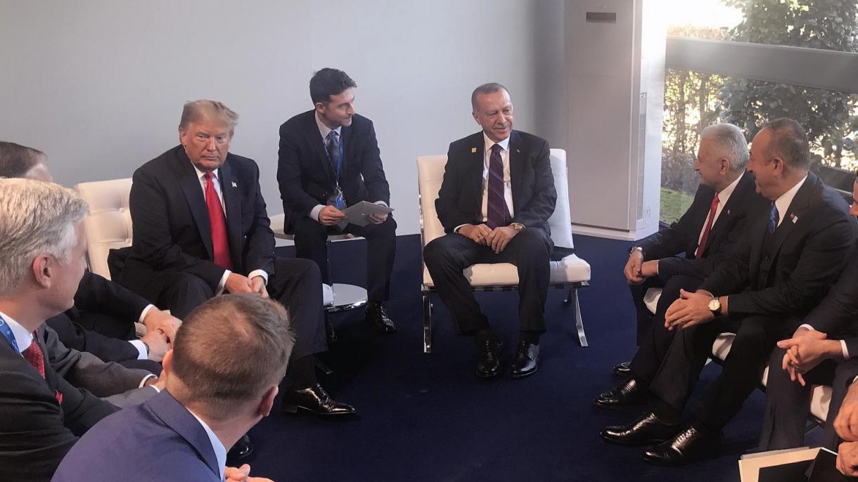 Turkiya prezidenti Rajap Tayyip Erdo'g'an Londonda Donald Tramp bilan uchrashdi